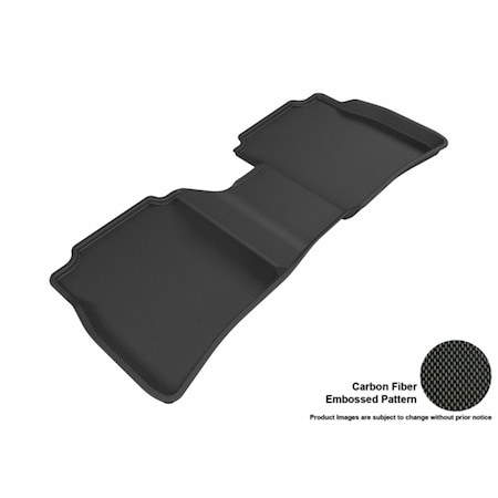 U-Ace 3D Maxpider Second Row Custom Fit Kagu Black Floor Mat for2013 Nissan Sentra Models L1NS07621509